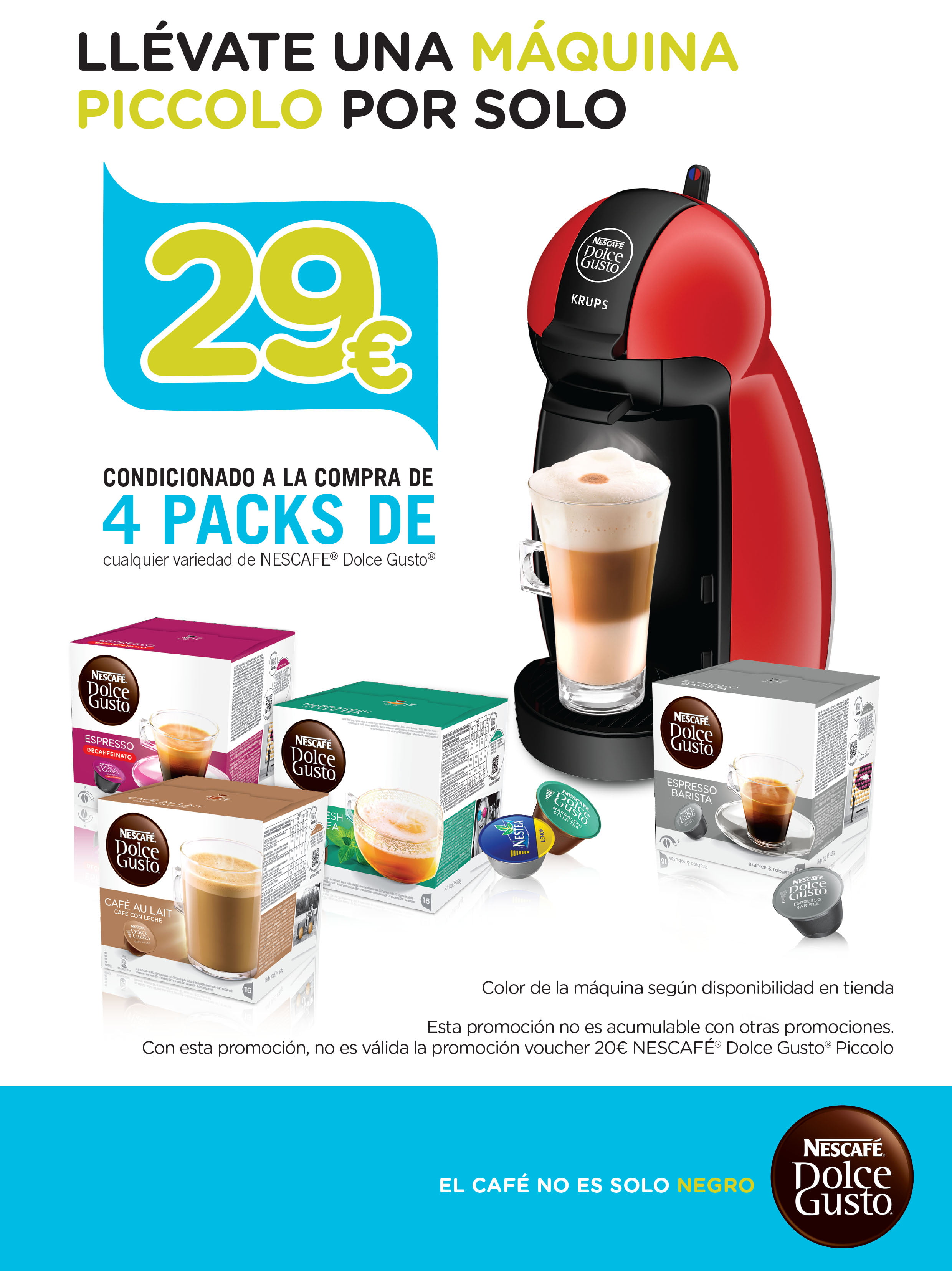Cafetera dolce gusto oferta