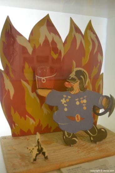 Tiro Bombero hecho en madera
