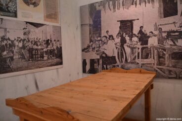 Mesa de trabajo de la fábrica de los Hermanos Ferchen