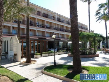 Exterior del Hotel Los Ángeles en Dénia