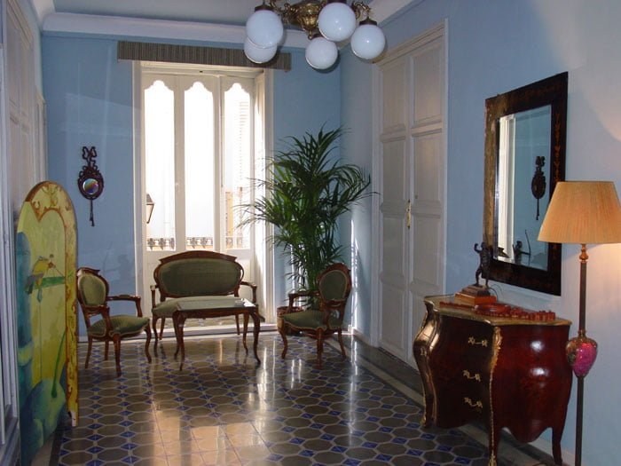 Hall del Hotel Chamarel Dénia