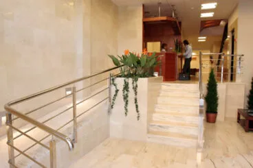Recepción del Hotel Adsubia de Dénia