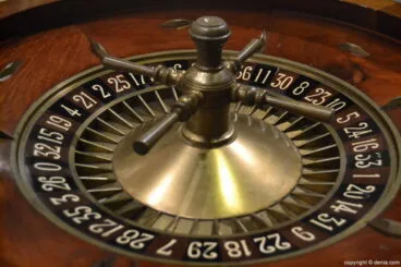 Ruleta de casino del S XIX