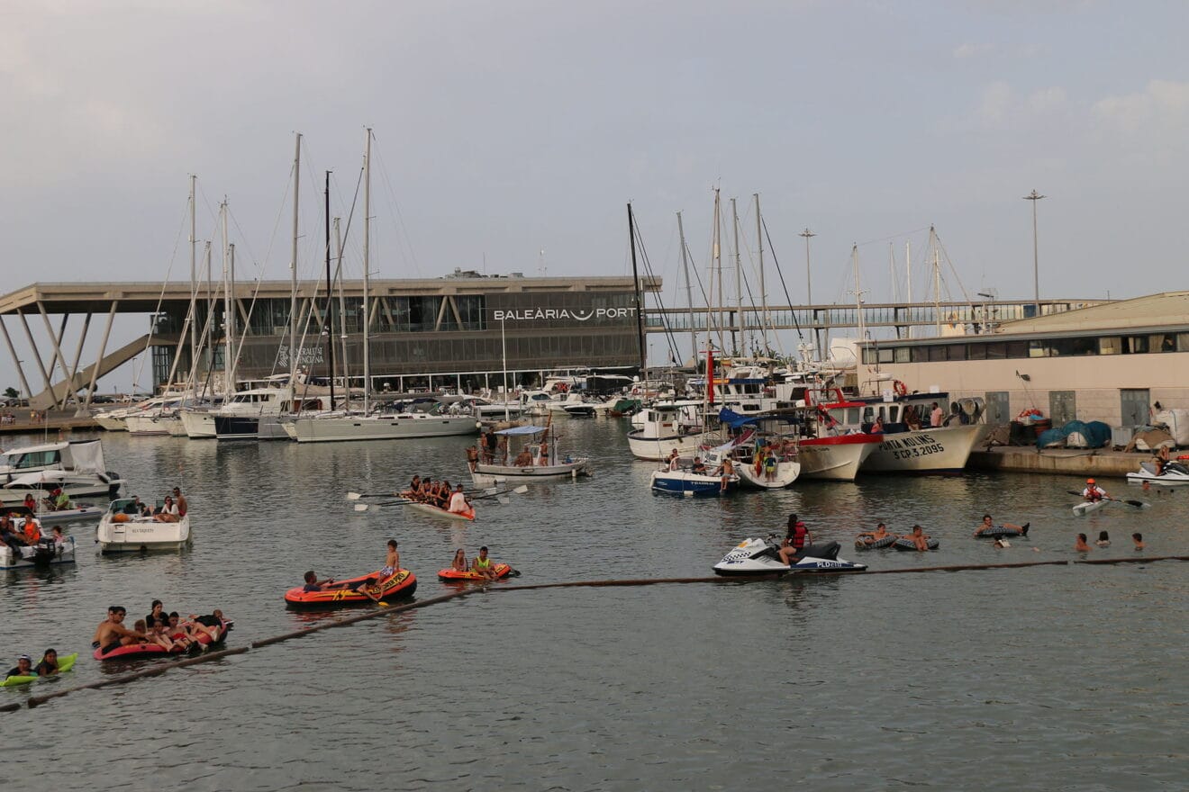 Espectadores en el agua