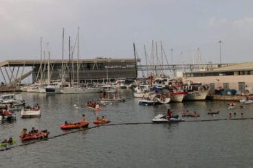 Espectadores en el agua