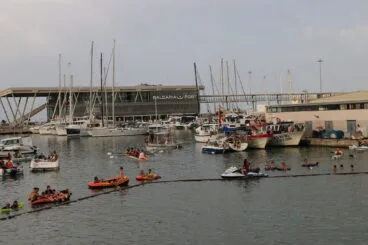 Espectadores en el agua