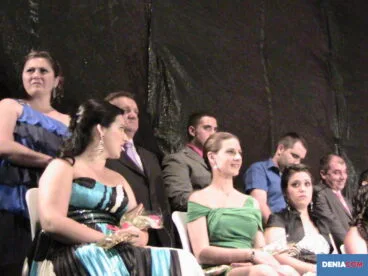 Acto fallero en las fiestas de Dénia