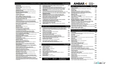 Carta Restaurante l’Anfora