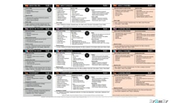 Carta Restaurante l’Anfora, menú del día