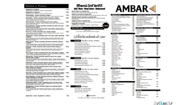 Restaurante L'anfora 4 carta restaurante lanfora menu infantil