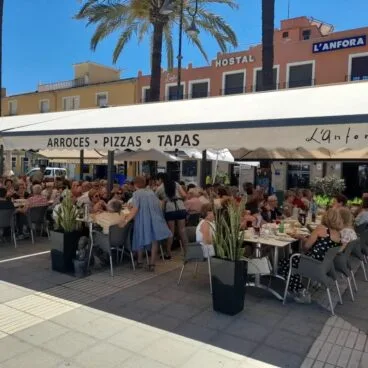 Fantástica terraza en L’Anfora