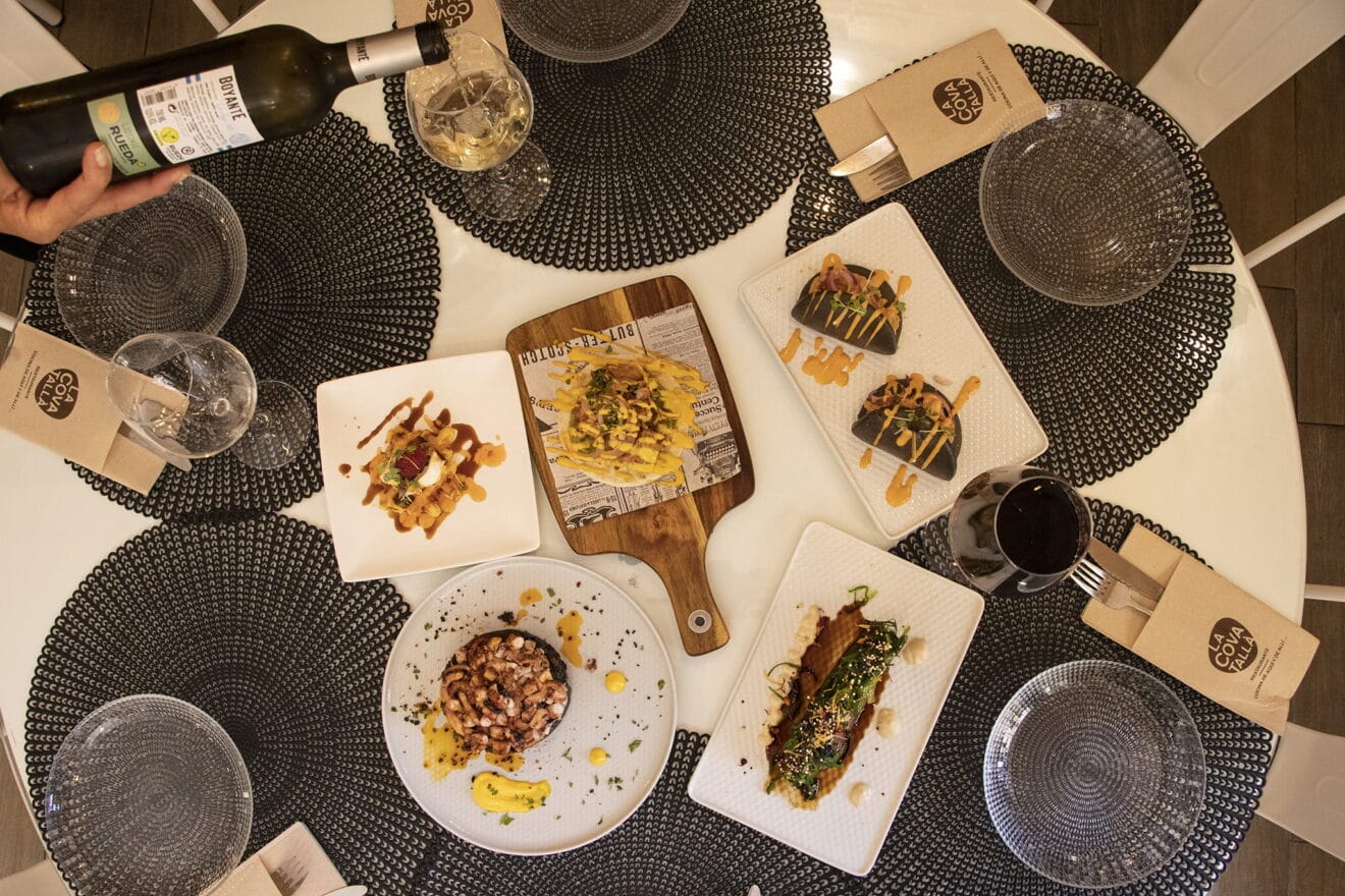 Los platos más originales en La Cova Tallà