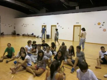 Acampada de alumnos y profesores del colegio Alfa & Omega