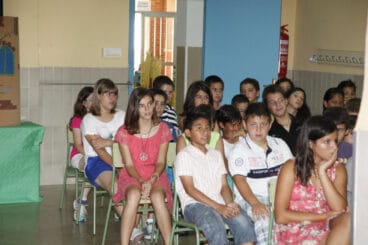 Alumnos del colegio pou de la muntanya