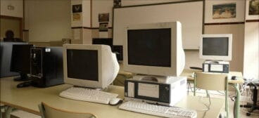 Aula de informática del IES María Ibars