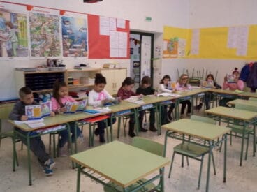 Aula del Colegio Cervantes