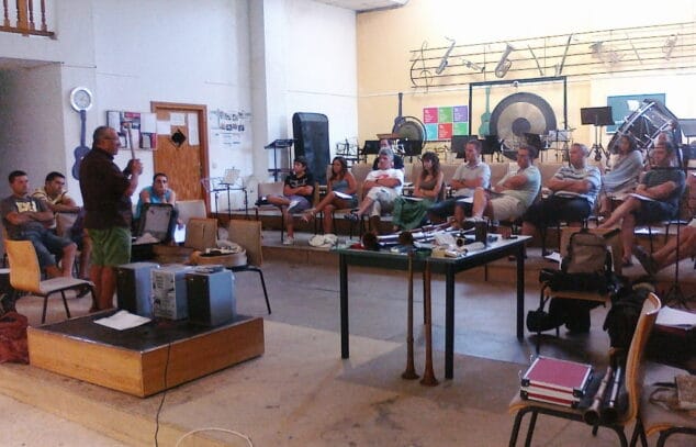 Charla sobre instrumentos naturales.