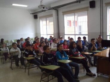 Clase del colegio Cervantes