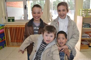 Hora del recreo en el colegio Raque Payà