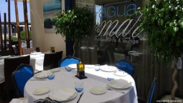 Mesa exterior Agua de Mar