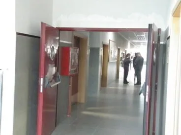 Pasillo de secundaria del colegios Sagrado Corazón de Dénia