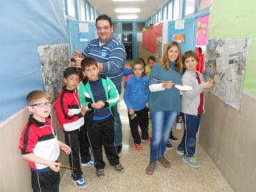 Pasillos del colegio Pou de la Muntanya