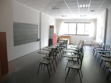 Sala de música del colegio Sagrado Corazón de Dénia
