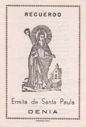 Excursiones por Dénia: Ermita de Santa Paula 2 Santa Paula