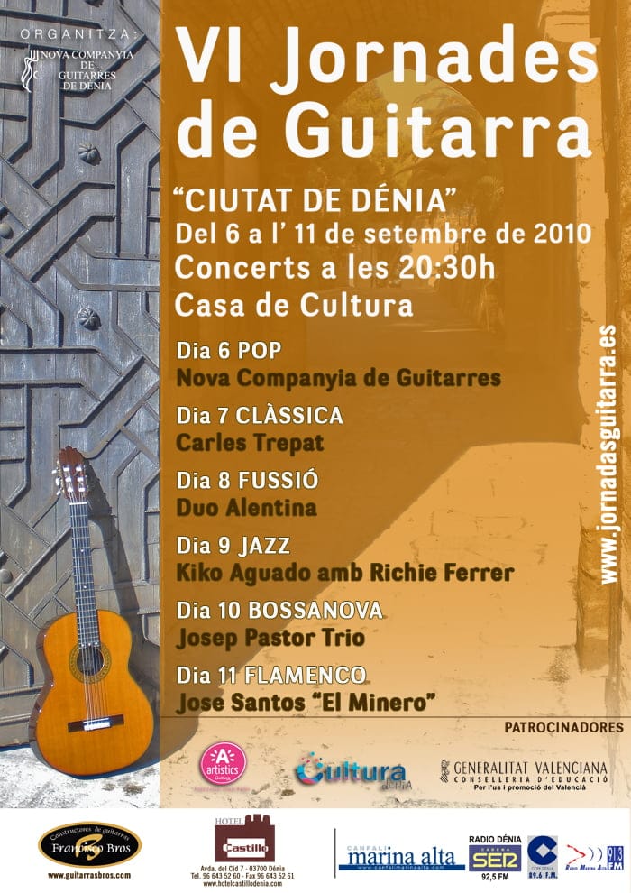 VI Jornadas de Guitarra Ciudad de Dénia