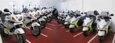 Vehículos de la Policía Local de Dénia