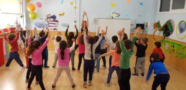 Aula de infantil en el colegio Llebeig