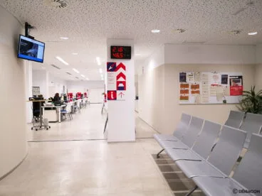 Interior de la oficina de Labora en Dénia