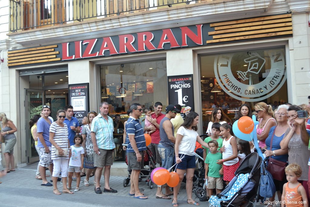 Fiesta de inauguración del Lizarrán en Dénia