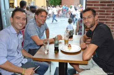 Inauguración del lizarrán en Dénia