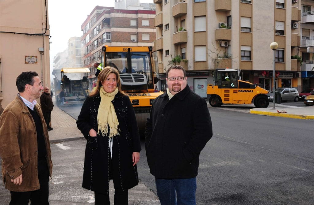 Obras en el paseo del saladar