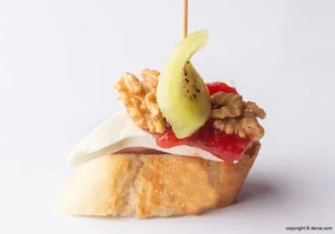 Lizarran pincho con fruta