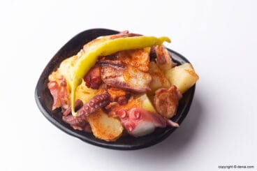 Lizarran plato pulpo