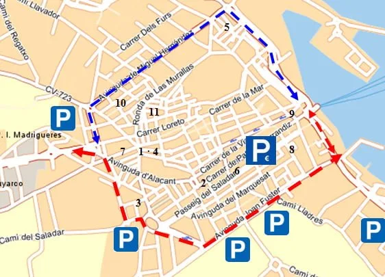 Cortes de calles en fallas