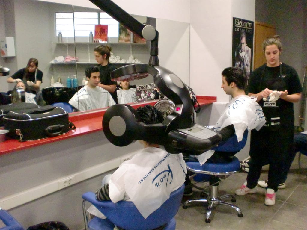 Demostraciones peluqueria taller CREAMA