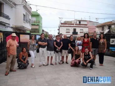 ADAMA con Pepa Font en la inauguración de Art al Carrer