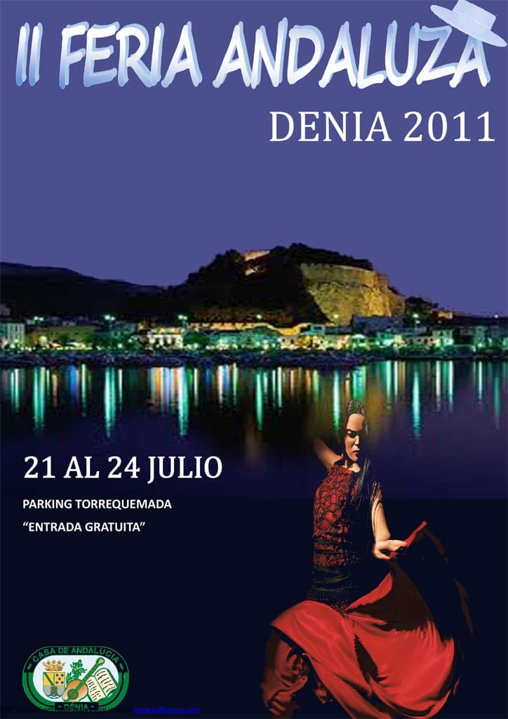 parte delantera folletos a5 Feria Andaluza 2011