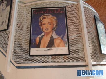 Marilyn en  cartel de Castell de L´olla