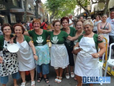 Paellas en la Calle Campos el Día del Mayor