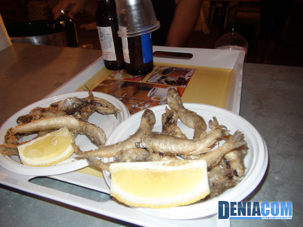 Pescaíto frito en la Feria Andaluza de Dénia