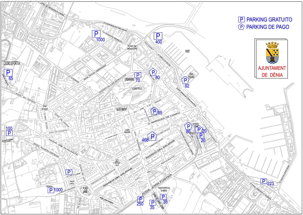 04PARKING.dgn Plano aparcamientos Denia