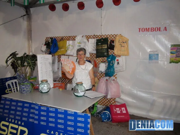 Tómbola en la Feria Andaluza de Dénia