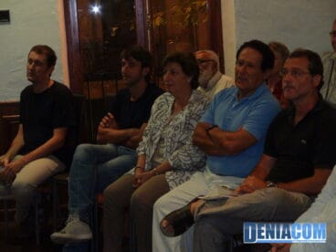 Autoridades en la presentación del audiovisual