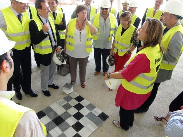 El equipo de gobierno visita las obras de la estación