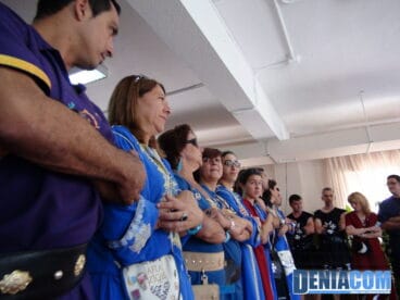 Escuadra de Moros y Cristianos en la Residencia de Ancianos de Dénia