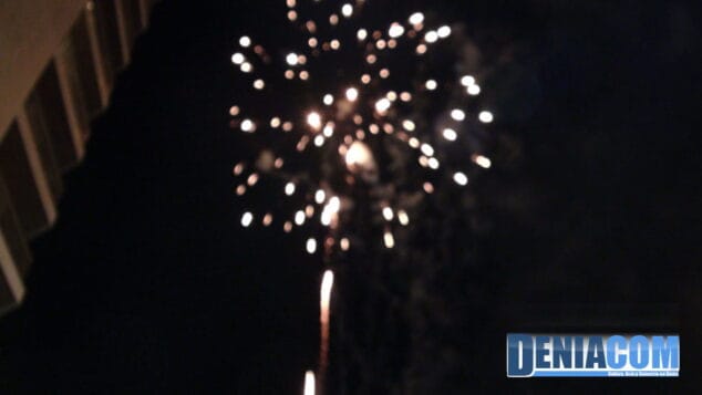 Fuegos en la Retreta de los Moros y Cristianos